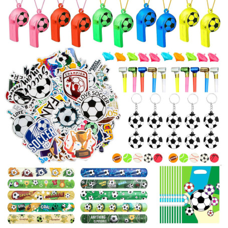 YAMAIDUO 120 Pièces Kit Football Pinata Anniversaire Garçon, Decoration Anniversaire Foot Sachet Anniversaire Enfant pour Pinata