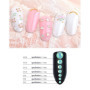 Ranvi 4pack Vernis À Ongles Brillant Opale Strass 3D Nail Art Kit Strass Kit Cristal Diamant Strass et Décoration Ongles Gem Pie