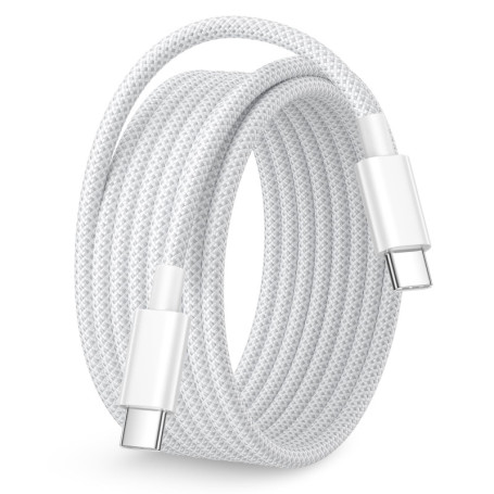 Cable USB C 100W 3M, Cable Chargeur USB C Charge Rapide Câble Type C Cable iPhone 3M Long Tressé Cordon Fil iPhone pour iPhone 1