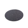 Alnicov Tapis de plateau en feutre antistatique épais de 2 mm Tapis anti-vibration Tapis audiophile pour platine vinyle LP Gris