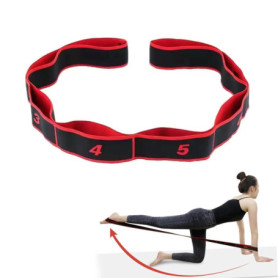 1 Pcs Bande de Résistance aux Exercices de Yoga, Sangle D'étirement Élastique de Yoga, Sangle De Yoga, Ceinture de Yoga Élastiqu