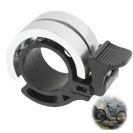 Cloche, Sonnette de Vélo en Alliage D'aluminium VTT Alarme de Sécurité Vélo Guidon Bell, Anneau Vélo Klaxon Accessoires Super So