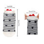10 Paires Chaussettes de Cheville pour Femmes, Coton Mignon Amour Coeur Rayé Conception Dames Chaussettes Courtes Respirantes po