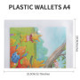 20 pochette plastique, pochette document A4, pochette transparente, pochette porte document - Utilisé dans les maisons, les bure