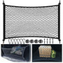 EKOCEV Filet de Rangement, 80x60cm Filet pour Coffre de Voture, Filet de Bagage Extensible à 1.5 * 1.1m, Filet Stockage à Haute 