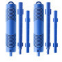 WANGCL 1 Ensemble de bâton minéral de Bain à remous pour Piscine étang à Poissons Bain à remous Spa Cartouche filtrante (Bleu)