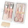 Set de manicure Femmes Coupe ongles Ensemble Kit d'ongles voyage Kits de pédicure de manicure Kit professionnel Cadeau de soins 
