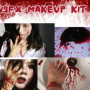 Maquillage Halloween Effets Spéciaux,Kit De Maquillage SFX pour Halloween,Kit De Cire De Cicatrice,Maquillage De Fausse Cicatric