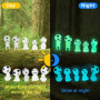 Wekuw Lumineux Arbre Elfes, 20 Pièces Princesse Mononoke Figurine Arbre Elfes Figurines Fantômes Lumineuses Résine Princesse Mon