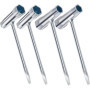 GIUSOBG Lot de 4 Clé combinée Clé à Bougie d'allumage 13 x 19 mm clé en T pour scies à chaîne Manche Tournevis Plat clé de Tronç