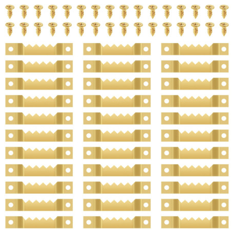 30 Pièces Accroche Tableau Crochet Cadre，Fixations pour Cadres，Mural Attache Cadre Accroche Cadre ，pour Cadres Photo Affiches Pe