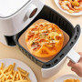 200 Papier Sulfurisé Air Fryer，Perforé Papier Cuisson Air Fryer，Jetable Antiadhésive Sans Huile Papier Parchemin Accessoires pou