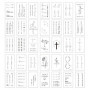 DIVAWOO Réaliste Tatouages temporaires - 60 Feuilles Faux, 40 Pcs Citations Inspirantes, 20 Pcs Fleur Sauvage Floral Bouquet Aut