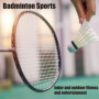 DALAETUS 12 Pièces Volants de Badminton en Nylon Kit, Volants en Plastique, Stabilité et Durabilité, Badminton Coloré pour Sport