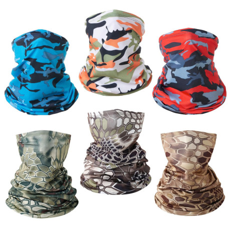 Lot de 6 masques bandana respirants pour la protection en plein air Lavable Réutilisable Masque facial Protection contre la pous
