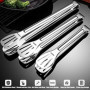 Lot de 3 pinces de cuisine en acier inoxydable de qualité supérieure, faciles à saisir, faciles à nettoyer, résistantes à la cha