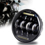 Phare de jour LED avant 14,6 cm, blanc, pour motos Harley Davidson, Sportster, Iron 883, Dyna, Indian Scout