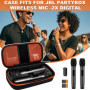 Veftsvy Étui de Rangement Portable en EVA pour Microphone sans Fil JBL PartyBox Rechargeable, Sac de Voyage Portable pour Chante