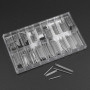 Flexzion Voir la Bande Bars Spring Set 360 Pcs - Montres Bracelet Pins Lien Repair Tool Kit 8-25mm Pack en Acier Inoxydable pour