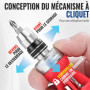 WORKPRO Stubby Tournevis à Cliquet 12 en 1 avec Embouts Magnétiques, Tournevis Court, Tournevis Multi Embout, Mini Tournevis pou