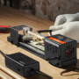 VEVOR Mini Tour à Bois 70x160 mm Tour à Bois Électrique 24 V 96 W Accessoires de Fraiseuse 7 Vitesses 4220/5300/5650/6350/6660/7