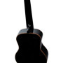 Ortega Guitars Ukulélé Tenor Acoustique – Série Onyx – Housse Incluse – Épicéa / Acajou, Noir (RUOX-TE)