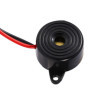 DC 3 24V 100mm Buzzer de tonalité électronique 85 à 95db Alarme Câble de son continu Buzzer piézoélectrique pour ordinateurs Imp