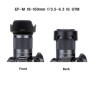 Pare-soleil EW-60F compatible avec Canon EOS R8 R50 avec objectif RF-S 18-150 mm, compatible avec Canon M50ii M100 avec objectif
