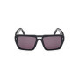 Tom Ford FT1153 Lunettes de Soleil, Black/Smoke Violet, Unique Homme