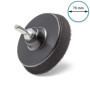 Glass Polish Patin de support auto-agrippant de 75 mm pour perceuse avec fixation universelle pour perceuse