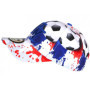 Casquette NY France Football Drapeau Bleu Blanc Rouge Fashion Footkyx - Taille Unique - Bleu