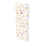 OXFORD Lot de 10 Bloc-Notes Shopping Flowers 7,4x21cm 160 Pages Lignées 6mm Agrafées Couverture Carte Coloris Assortis