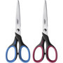 BIC Comfort Ciseaux Enfants 16 cm - Noir/Bleu ou Noir/Rouge (sans choix possible), Blister de 1