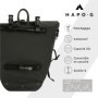 Hapo-G - Sacoche vélo Porte Bagage arrière - Accessoire vélo, Velo Electrique (VAE), VTT, VTC, Ville - Grande capacité de 20L - 