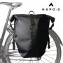 Hapo-G - Sacoche vélo Porte Bagage arrière - Accessoire vélo, Velo Electrique (VAE), VTT, VTC, Ville - Grande capacité de 20L - 