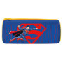Maped - Trousse Ronde Superman - Trousse Scolaire en Néoprène, Tissu Doux Anti-Déchirures - 21 cm x 6 cm