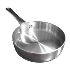 Baumalu, Mini sauteuse, inox, petite capacité, cuisson rapide et uniforme, compatible induction, taille mini, couleur inox, Acie