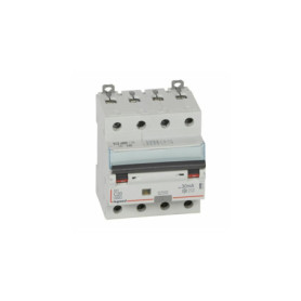411187 Legrand Disjoncteur Différentiel Tétrapolaire 20a 30ma Type Ac - Dx³6000 10ka 4p