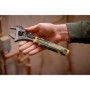 Stanley FatMax FMHT13125-0 Clé à molette réglable 6" bi-matière avec ouverture rapide, mesures métriques et en pouces, trou de s