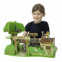 Papo - 80011 - Coffret La Réserve avec 2 Figurines incluses - Animaux Sauvages - Figurine Peinte à la Main - pour Enfant - Fille