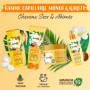 LOVEA - Hair Food - Masque 3 En 1 - Monoï & Karité - Nourrit, Répare & Démêle - Cheveux Secs Et Abimés - 98% D'Origine Naturelle
