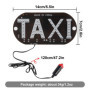 GAESHOW 12V Lumière de Taxi, Enseigne de Taxi à LED, Lampe de Lumière de Taxi, Taxi Signe de La Cabine Indicateur de La Lampe, P