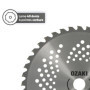 GREENSTAR - Lame 40 Dents Pour Débrousailleuse - Dents à Pointe Carbure - Largeur de Coupe : 255 mm - Epaisseur 1,3 mm - Alésage