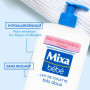 Mixa Bébé - Lait de Toilette Très Doux à l'Huile d'Amande et Vitamine E - Pour la Toilette Quotidienne des Bébés et Peaux Délica