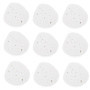 Scicalife 1000Pcs Rouleaux de Coton Dentaire Haute Absorbante Boule de Coton Roulée Tampons de Coton Bouchons de Nez pour Enfant
