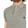 Polo Ralph Lauren Polo SS KC Slim Fit Ppc, Gris (Canterbury Heather Xwgkm), S Hommes