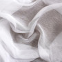 Enjoy Home – Paire de Vitrage Blanc – 90x220cm - Passe Tringle - 100% Polyester Sablé – Collection Sablé