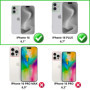 PHONILLICO Protection Caméra pour iPhone 16 / iPhone 16 PLUS [Lot de 2] Verre Trempé Lentille Appareil Photo Arrière Film Protec