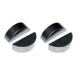 cyclingcolors 4x Clavette demi lune disque en acier DIN 6888 Arbre Transmission Tracteur Tondeuse Motoculteur Butée Lame Mécaniq