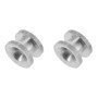 cyclingcolors 2x Passe fil tête débroussailleuse diamètre 4 mm 16 mm hauteur 9 mm Jardin Parc Entretien Œillet aluminium, tête 3